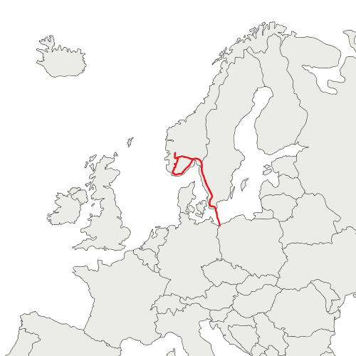 NORWEGIaautostop mapa